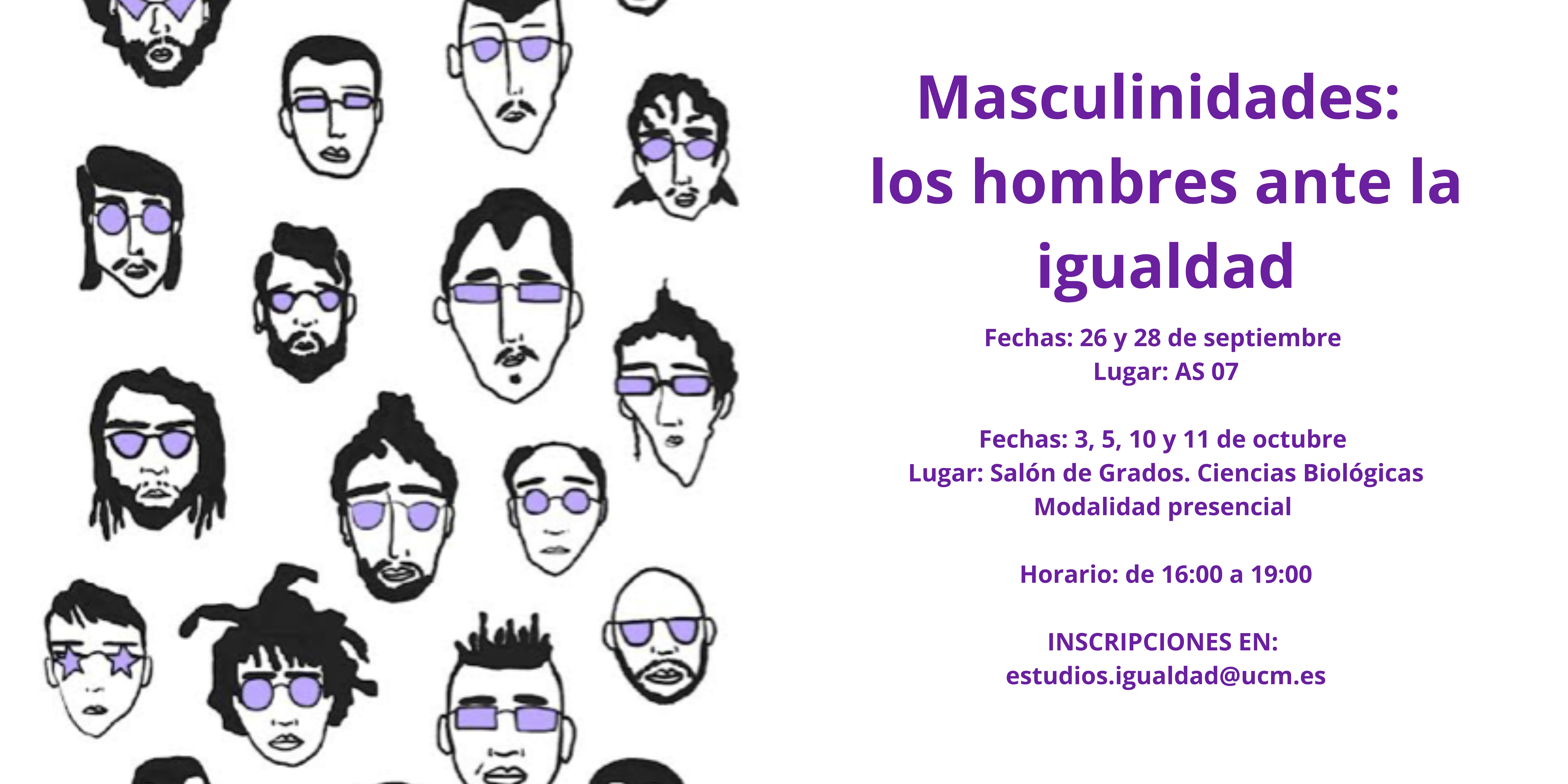 Nuevo curso: Masculinidades: los hombres ante la igualdad